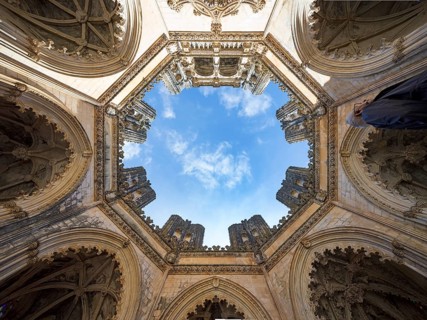 Capelas Imperfeitas, the octagonal mausoleum, Monastery of Santa Maria da VitÃüria, UNESCO World