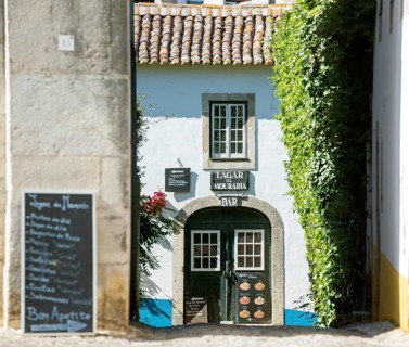 Within the castle walls lie Malrean alleys, picturesque small town of Obidos, Ãbidos, Leiria