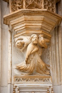 Monastery of Santa Maria da VitÃüria, UNESCO World Heritage Site, main portal with four-winged