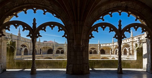 Manueline Cloister of Joao de Castilhos, Mosteiro dos Jerónimos, UNESCO World Heritage Site,
