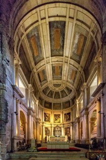 Nave, Mosteiro dos Jerónimos, UNESCO World Heritage Site, Lisbon, Lisbon District, Portugal