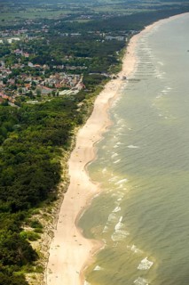 UnieÅ'cie, nest, West Pomerania, sandy beach, fishing boats, beach life, Baltic Sea coast,
