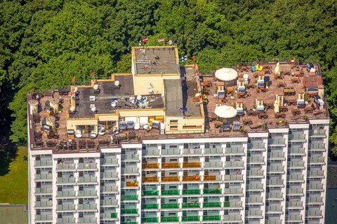 KoÅ'obrzeg, beach hotel, high-rise hotel, roof terrace, Baltic Sea coast, Województwo