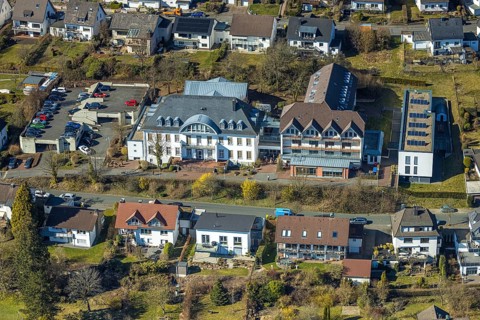 Aerial photo, First German Bakers' College Olpe - Akademie Deutsches Bäckerhandwerk WEST e.V.,