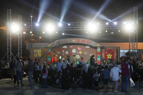 Different activities and events presented to visitors at the Damascus International Fair in Syria,