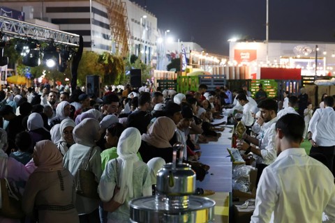 Different activities and events presented to visitors at the Damascus International Fair in Syria,