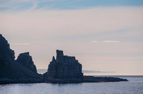 Finnkjerka rock formation, Kjøllefjord, Finnmark, Norway, Scandinavia, Europe, adventure trip,