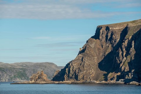 Finnkjerka rock formation, Kjøllefjord, Finnmark, Norway, Scandinavia, Europe, adventure trip,