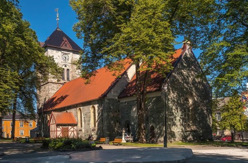 Vår Frue Kirke, Our Lady Church, Trondheim, Trøndelag, Norway, Scandinavia, Europe, adventure