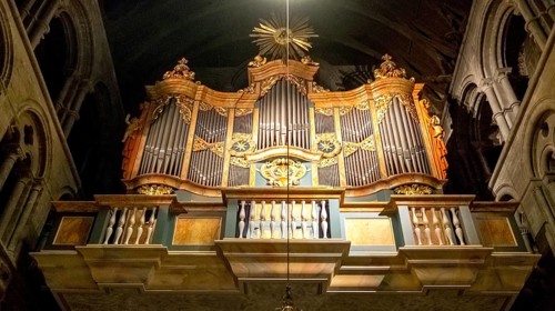 Nidaros Cathedral, cathedral, Steinmeyer organ, Trondheim, Trøndelag, Norway, Scandinavia, Europe,