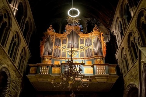 Nidaros Cathedral, cathedral, Steinmeyer organ, Trondheim, Trøndelag, Norway, Scandinavia, Europe,