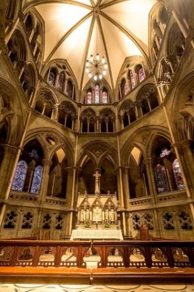 Nidaros Cathedral, cathedral, nave, altar, Trondheim, Trøndelag, Norway, Scandinavia, Europe,