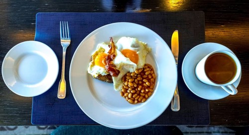 Breakfast on board, English breakfast, English breakfast, food and drink, Ã...lesund, Møre og