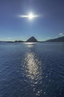 Backlight, island near Godøya, Møre og Romsdal, Norway, Scandinavia, Europe, adventure travel,