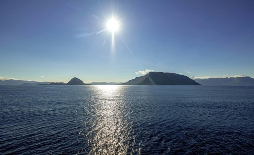 Backlight, island near Godøya, Møre og Romsdal, Norway, Scandinavia, Europe, adventure travel,