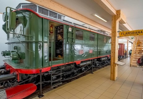 Train, Flåmsbana, The Flam Railway, Flamsban Station, railway station, Sogn og Fjordane, Norway,