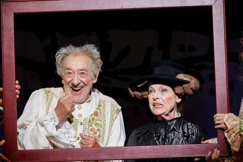 Dieter Hallervorden and Dagmar Biener at the photo rehearsal for the play 'Der eingebildet Kranke'
