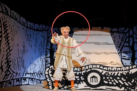 Dieter Hallervorden at the photo rehearsal for the play 'Der eingebildet Kranke' at the palace