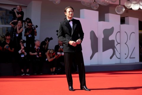 Venice, Italy - 1 September 2025: Lewis Pullman during the red carpet of - The Testament of Ann Lee