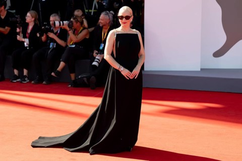 Venice, Italy - 1 September 2025: Mona Fastvold during the red carpet of - The Testament of Ann Lee