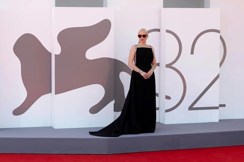 Venice, Italy - 1 September 2025: Mona Fastvold during the red carpet of - The Testament of Ann Lee