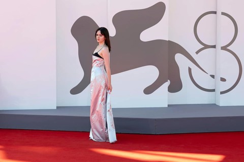 Venice, Italy - 1 September 2025: Viola Prettejohn during the red carpet of - The Testament of Ann