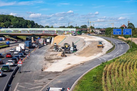 Long-term closure of the slip road from the A40 towards Venlo onto the A3 to Cologne, for three