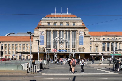Main Station, Leipzig, Saxony, Germany, 26.08.2025 < english> Main Station, Saxony, August 26, 2025