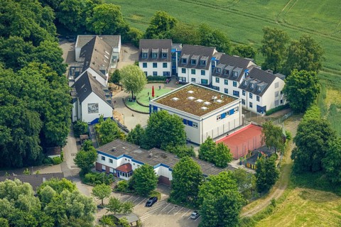 Aerial view, Peace Village International, non-profit organisation - help for children from war