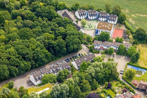 Aerial view, Peace Village International, non-profit organisation - help for children from war
