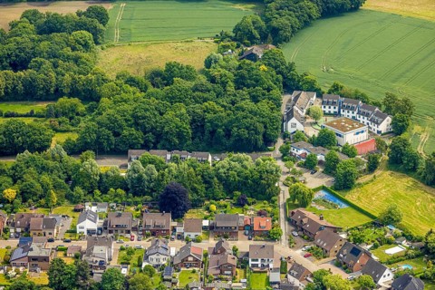 Aerial view, Peace Village International, non-profit organisation - help for children from war