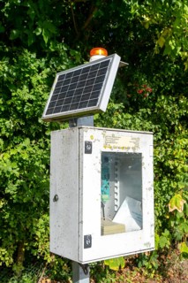 Solar Separator Alarm solar powered safety system, Woodbridge, Suffolk, England, UK manufactured by