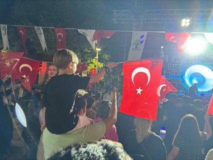 People in Türkiye celebrate Victory Day, commemorating the decisive Turkish victory over Greek