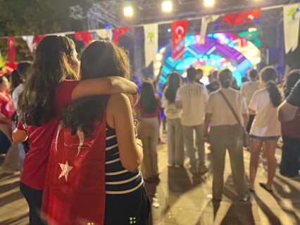 People in Türkiye celebrate Victory Day, commemorating the decisive Turkish victory over Greek