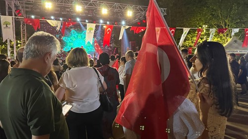 People in Türkiye celebrate Victory Day, commemorating the decisive Turkish victory over Greek