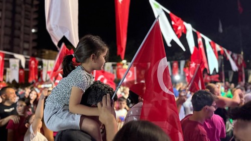 People in Türkiye celebrate Victory Day, commemorating the decisive Turkish victory over Greek