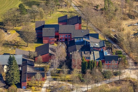 Aerial photo, Hotel Carpe Diem, Schwartmecke, Kirchhundem, Sauerland, North Rhine-Westphalia,