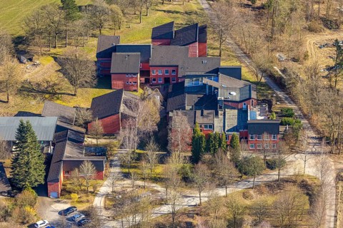 Aerial photo, Hotel Carpe Diem, Schwartmecke, Kirchhundem, Sauerland, North Rhine-Westphalia,