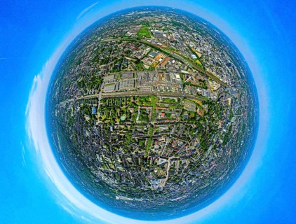 Aerial photo, ETEC Essener Technologie- und Entwicklungs-Centrum GmbH, Kruppstraße on the A40