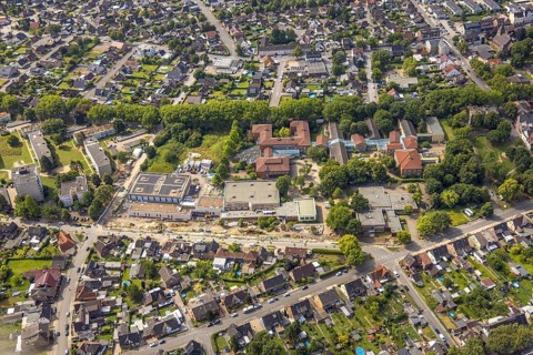 Aerial view, Ski and Athletics Club Bockum-Hövel e.V. (SLC), Gebrüder Grimm Primary School, Sophie