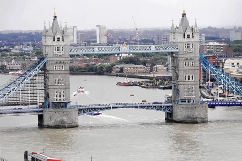 Tower Bridge, Thames, London, England, Great Britain, Tower Bridge over the Thames with the London