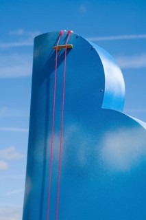 Spherical tones, wind harp music, the sound art object Klangwolke 1, Sound cloud, by Jutta Kelm,
