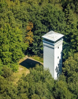 Aerial view, Wienhagen Tower in the forest, memorial to the fallen of the First World War,