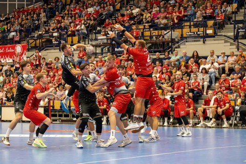 2nd HBL (German Handball League), 2025/26 season, matchday 1: Eulen Ludwigshafen against TUSEM