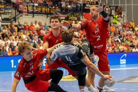 2nd HBL (German Handball League), 2025/26 season, matchday 1: Eulen Ludwigshafen against TUSEM