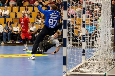 2nd HBL (German Handball League), Season 2025/26, Matchday 1: Eulen Ludwigshafen against TUSEM