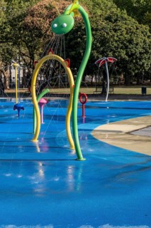 Green Dragon Water Playground Cologne, Green Belt, Cologne, North Rhine-Westphalia, Germany