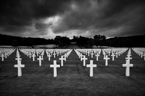 Gravestones, war graves, military graves, US-American military cemetery, Cimetière militaire