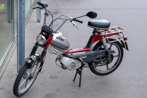 Moped Pony Sachs, Interlaken, Switzerland