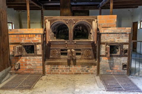 Dachau Concentration Camp Memorial Crematorium, Bavaria, Germany